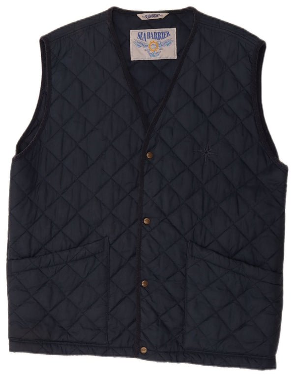 Sea Barrier Chaleco acolchado para hombre UK 42 XL Azul marino