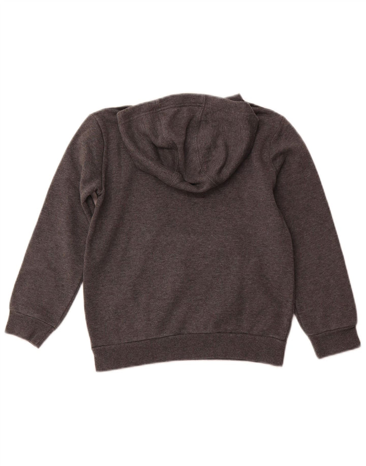 ADIDAS Sudadera con capucha gráfica para niños 7-8 años Algodón gris