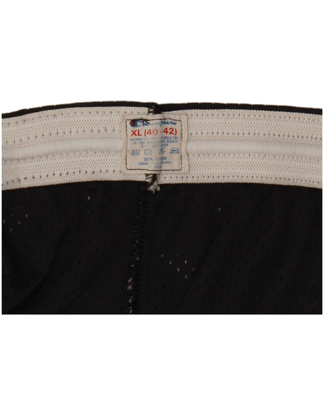 Champion Shorts deportivos gráficos para hombre XL Nylon negro