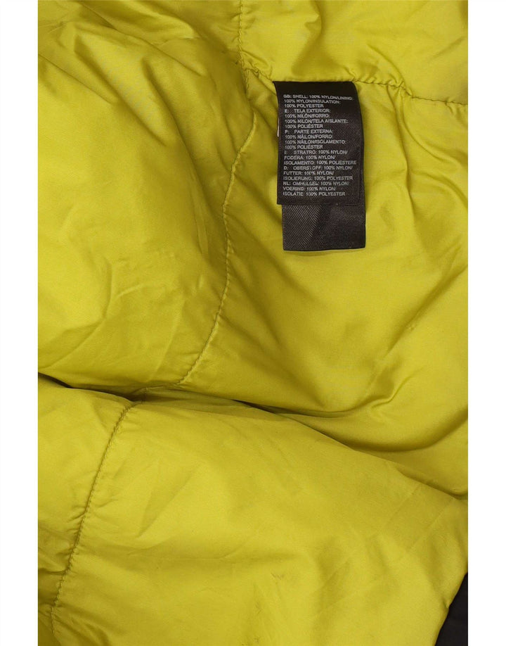 The North Face Chaqueta cortavientos para hombre UK 38 Nylon color block gris medio