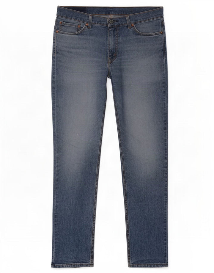Levi's Hombre 511 Slim Jeans W33 L34 Algodón Azul