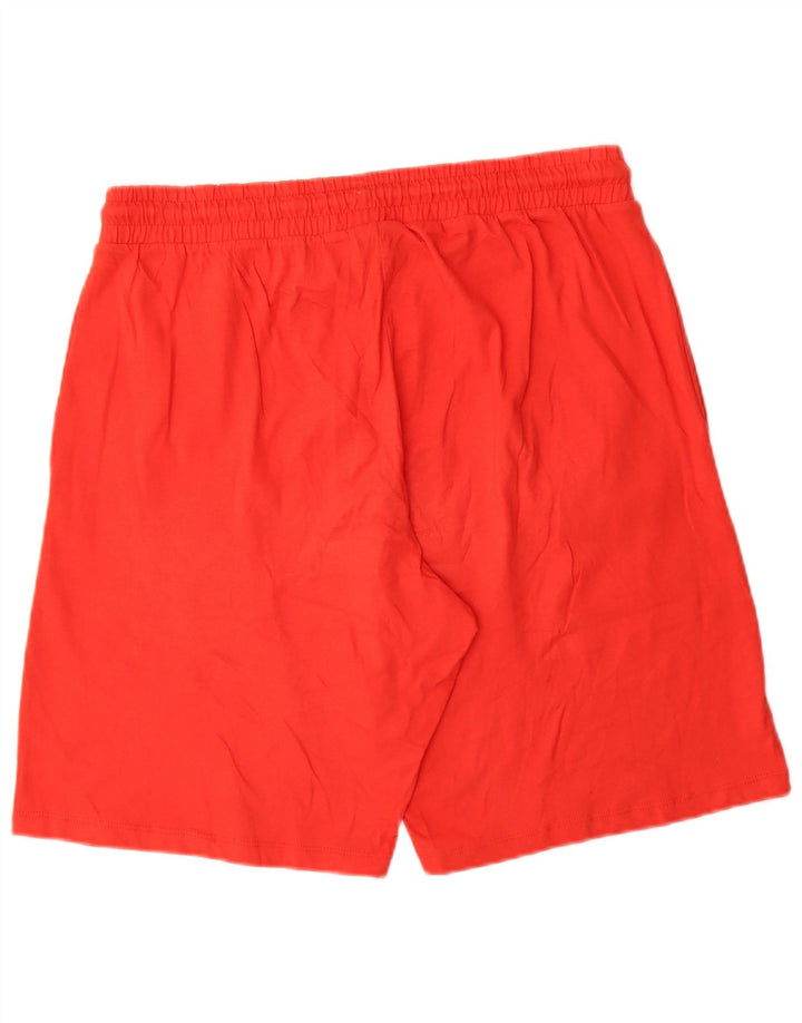 Lotto Pantalones cortos deportivos para hombre de algodón rojo grande