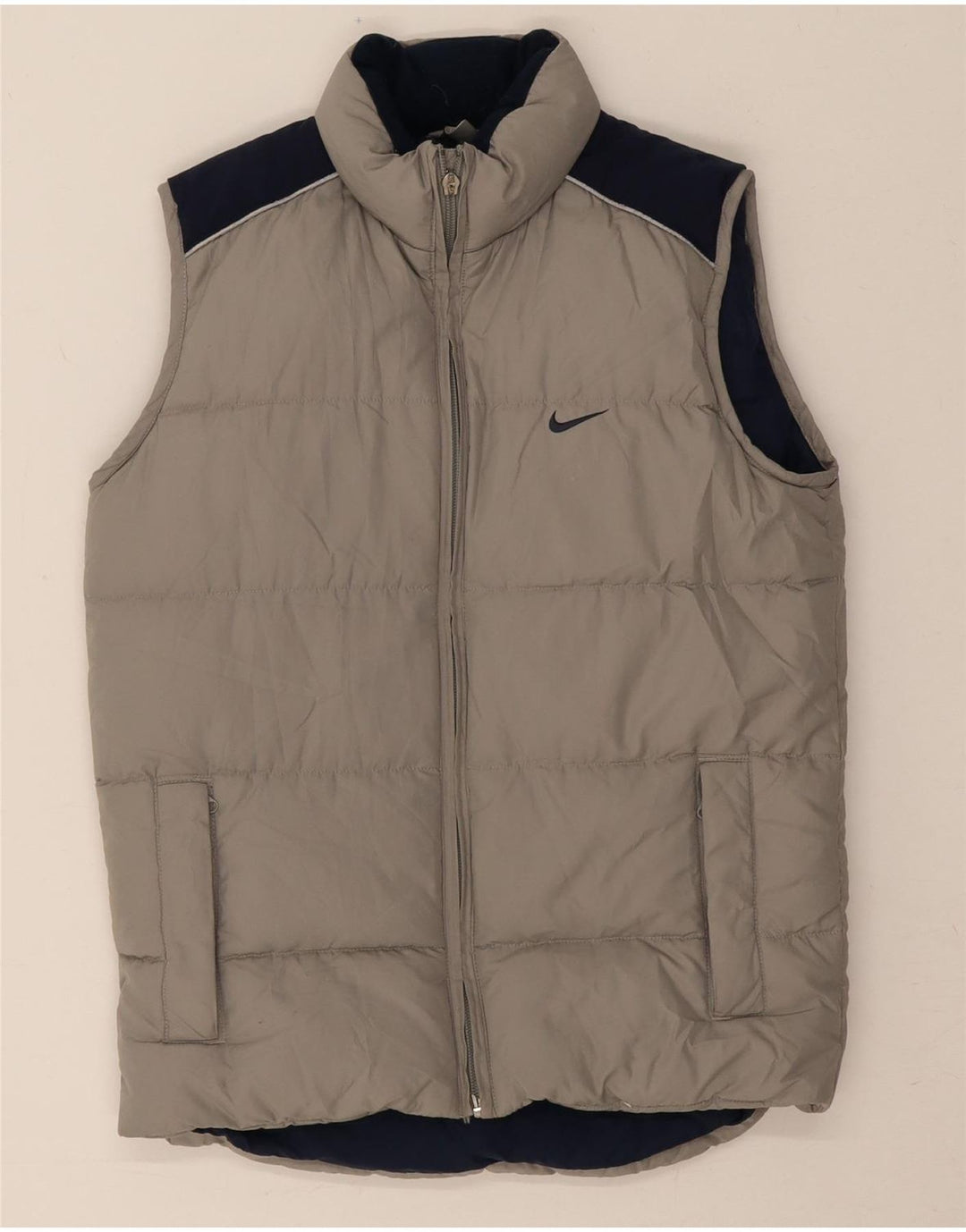 Nike Chaleco acolchado para niños 10-11 años Poliéster color block gris medio