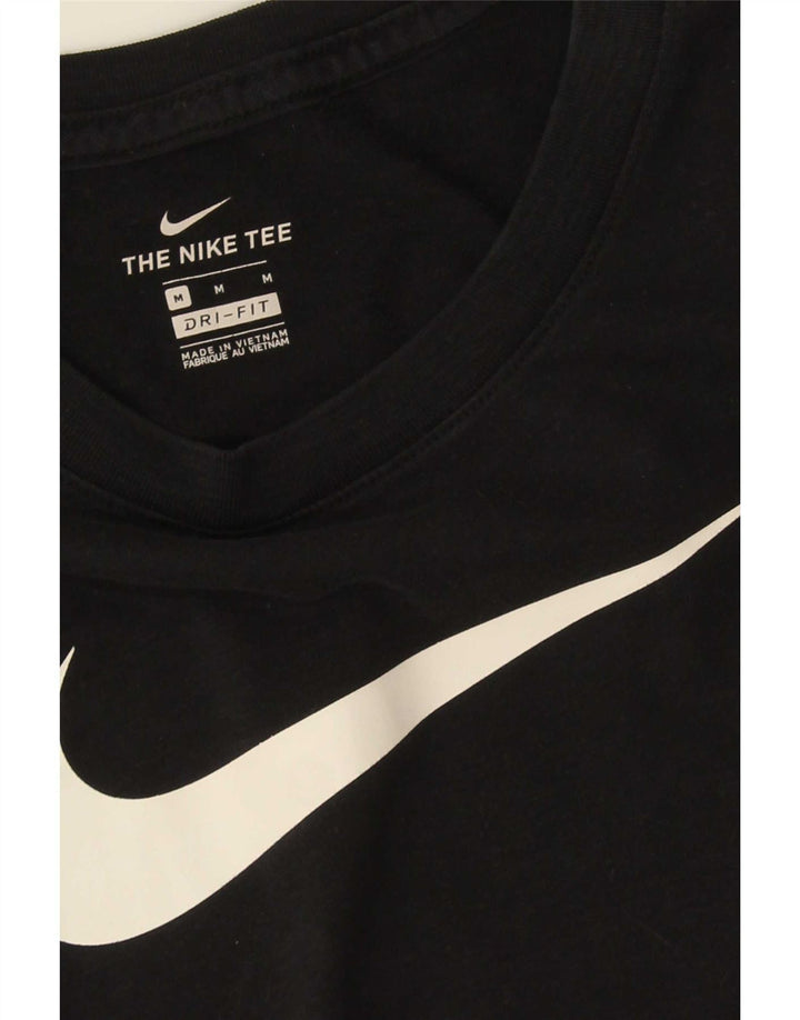 Nike Dri Fit Graphic Camiseta para mujer, talla 40, talla M, color negro