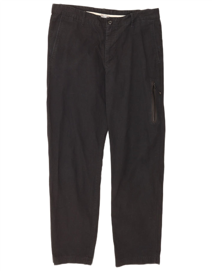 Pantalón cargo recto Nike para hombre W34 L30 Algodón negro