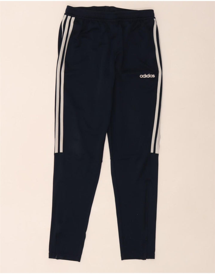 Adidas Hombre Climalite Pantalones De Chándal Medio Azul Marino Poliéster
