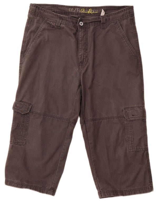 HERO BY JOHN MEDOOX Bermudas tipo cargo para hombre UK 43 Large W36 Algodón gris
