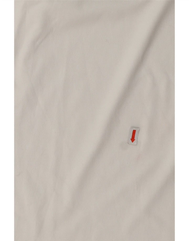 ADIDAS Camiseta gráfica para hombre Top Small White Cotton