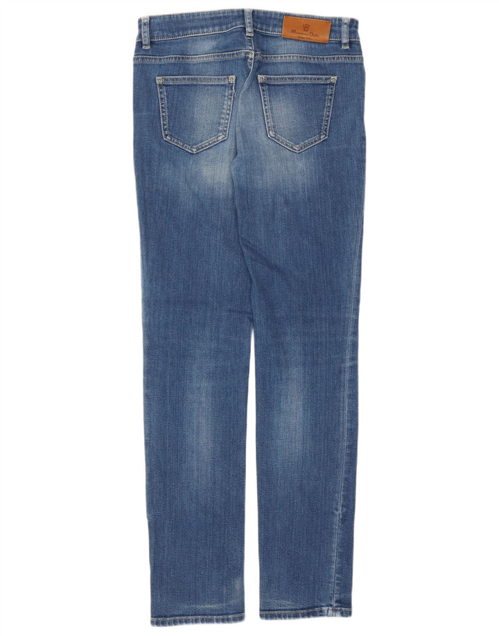 Massimo Dutti Vaqueros Slim Mujer EU 36 XS W26 L30 Azul