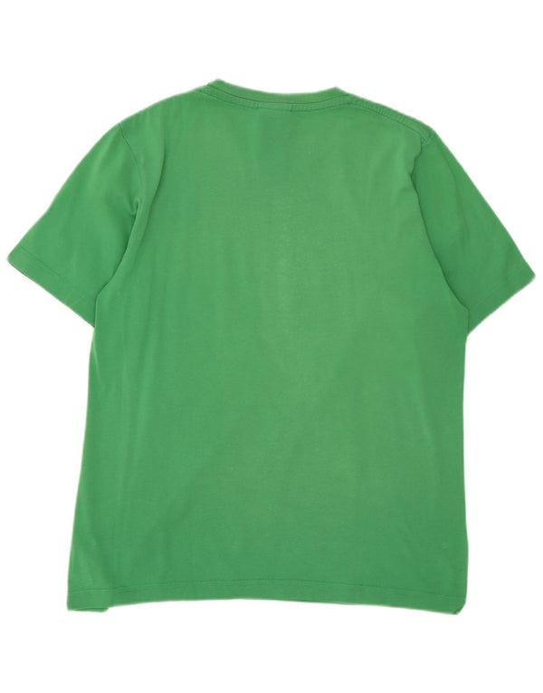 Nike Camiseta gráfica para hombre Top UK 39/41 Algodón verde medio