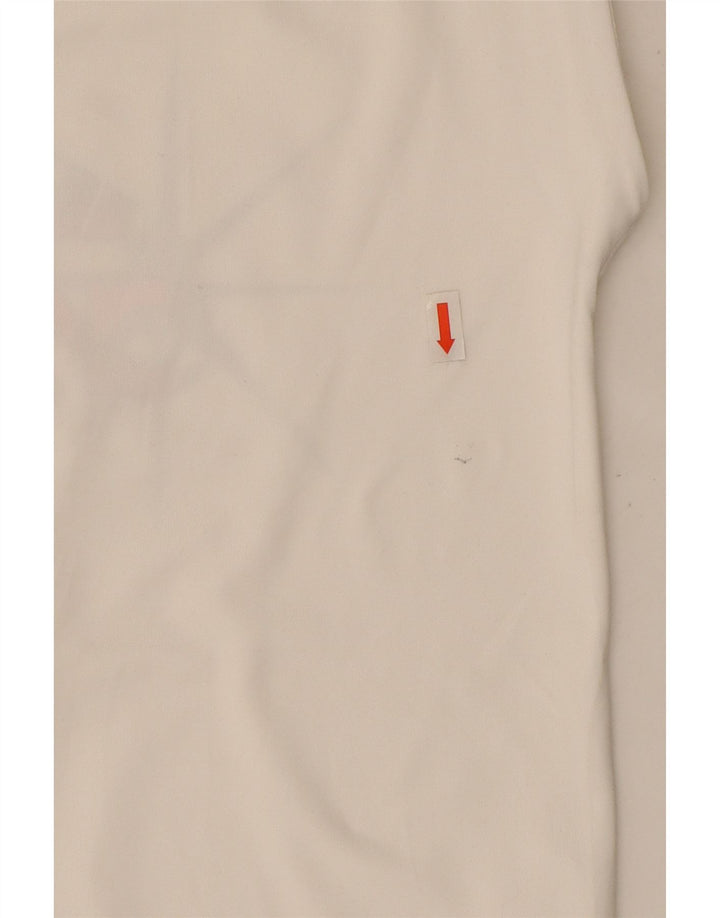 Adidas Camiseta sin mangas estampada para niña 13-14 años Poliéster blanco roto