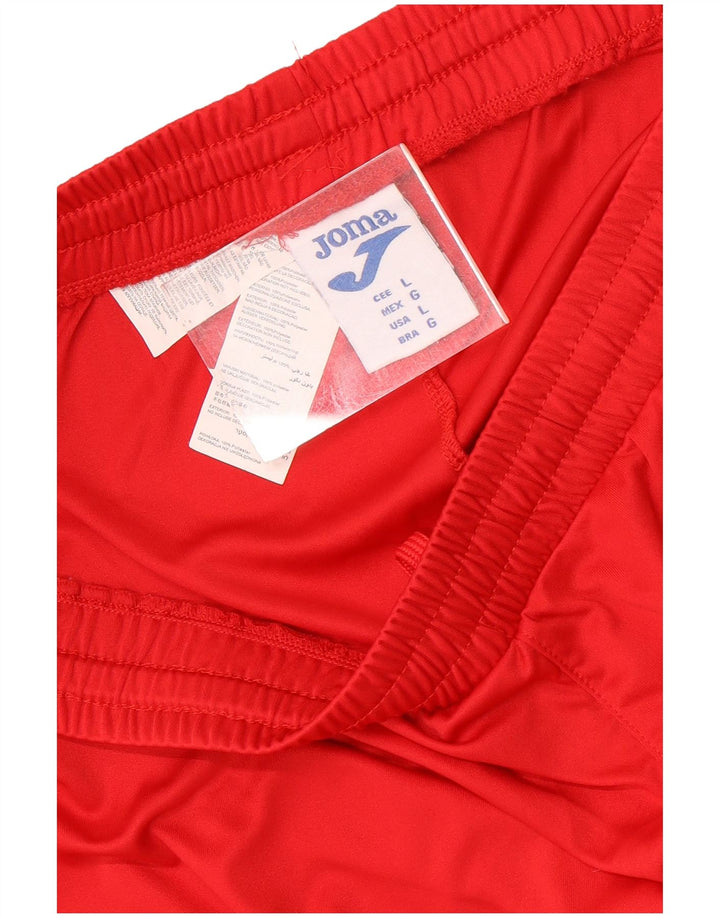 Joma Pantalón Corto Deportivo Hombre Large Poliéster Rojo