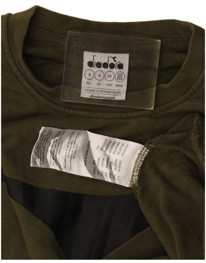 Diadora Sudadera Gráfica Jumper Small Caqui Algodón Hombre