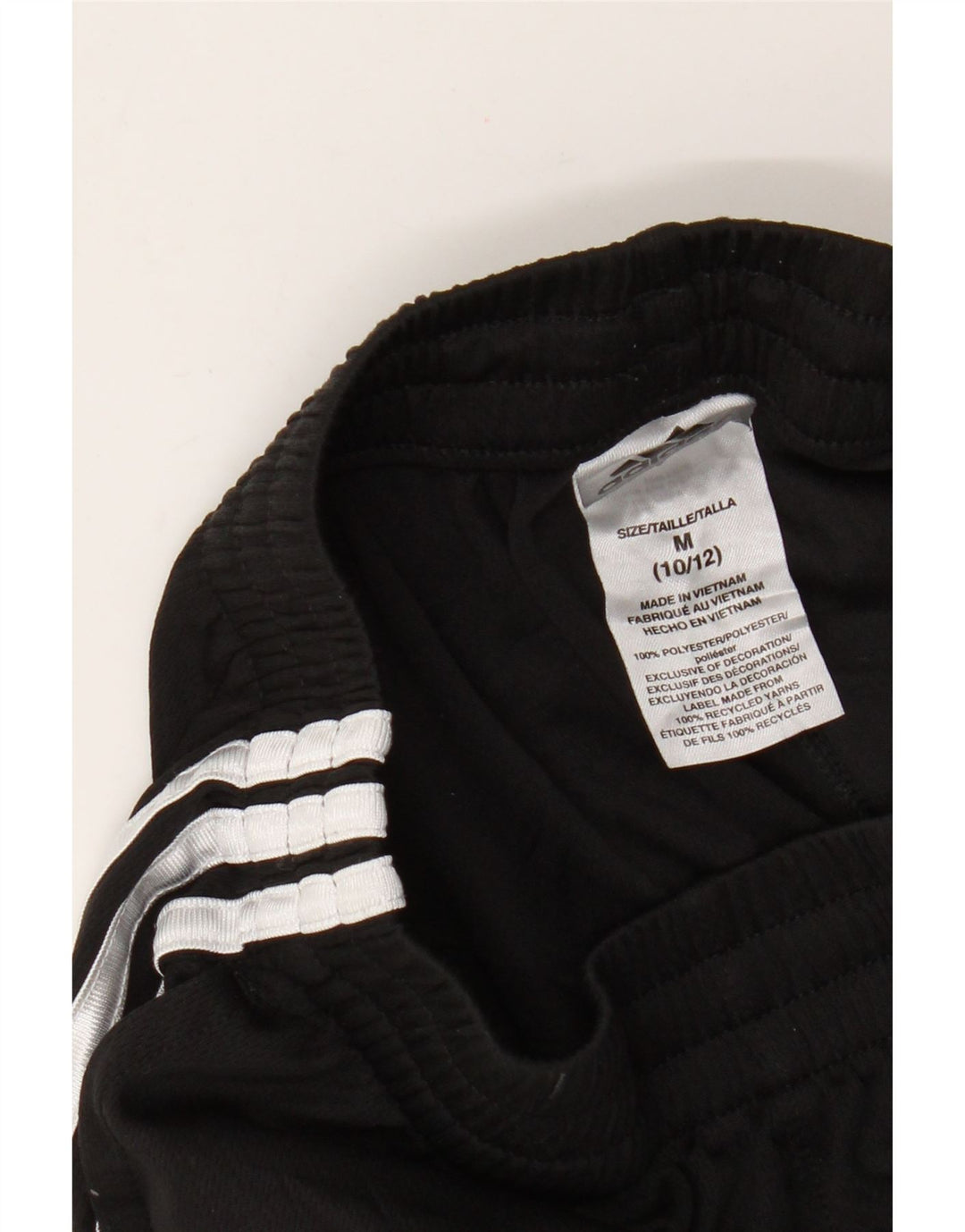 Adidas Pantalones cortos deportivos para niño 10-11 años Mediano Negro Poliéster