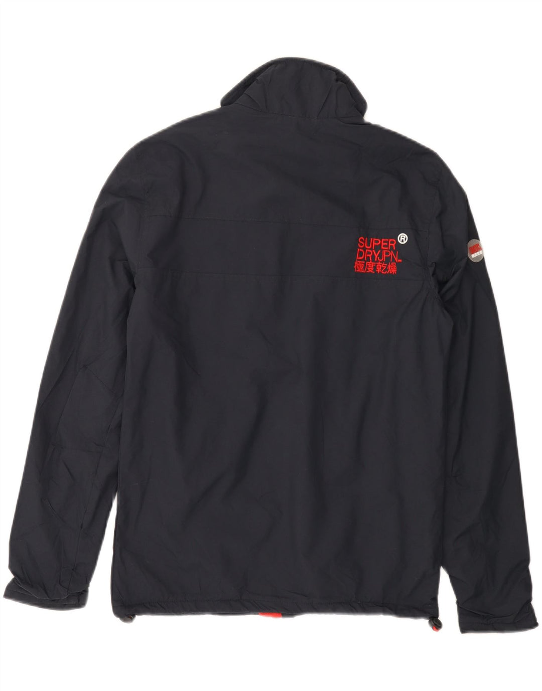 SUPERDRY Chaqueta cortavientos The Windhiker para hombre UK 36 Small Azul marino