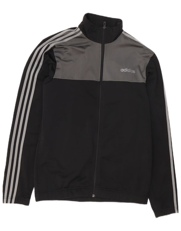 Adidas - Chaqueta de chándal para hombre, talla 40/42, color negro mediano