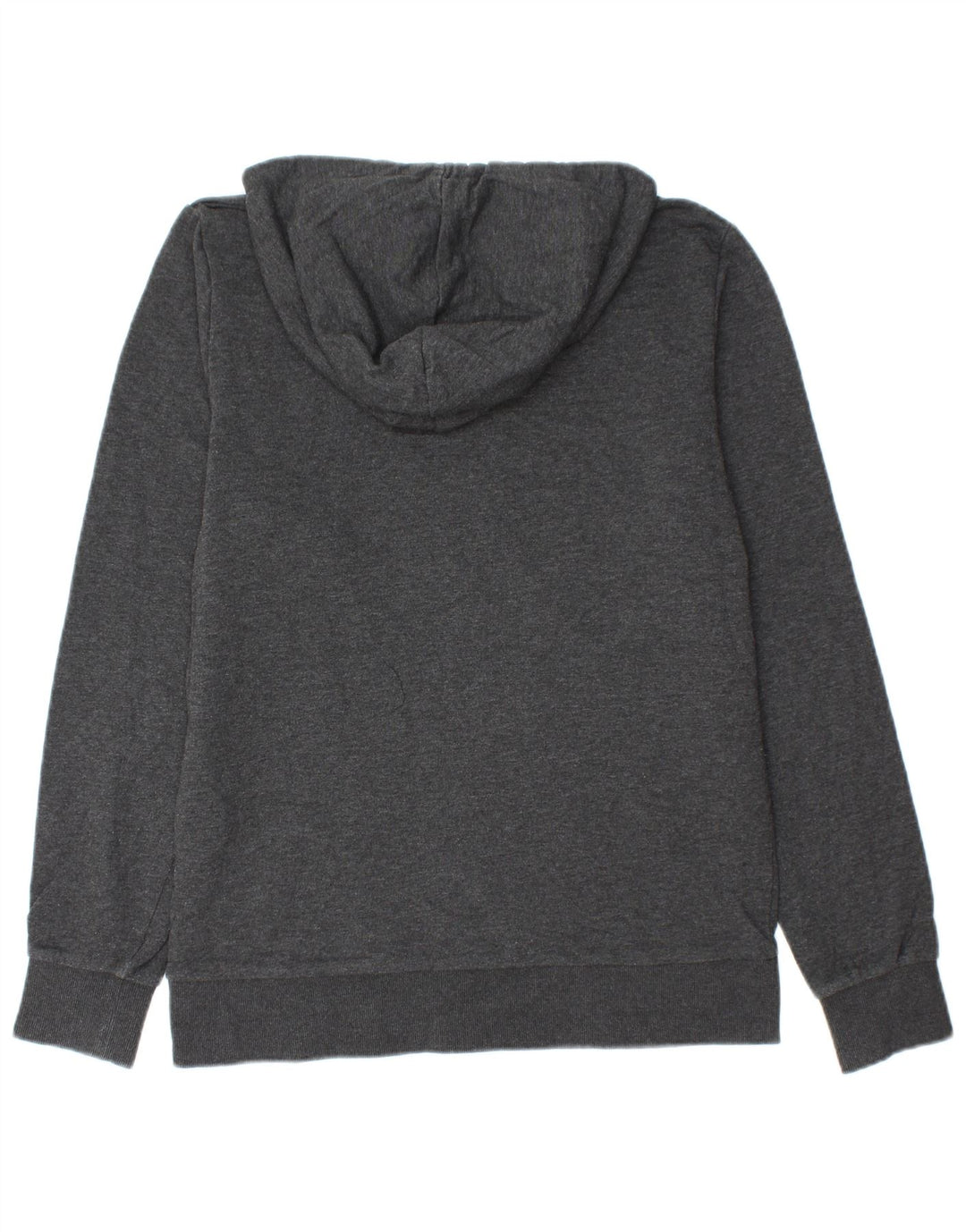 JACK & JONES Sudadera con capucha y cremallera para hombre de algodón gris medio