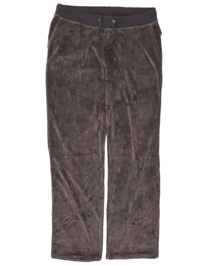 CHAMPION Pantalones de chándal de terciopelo para mujer UK 18 XL Algodón gris