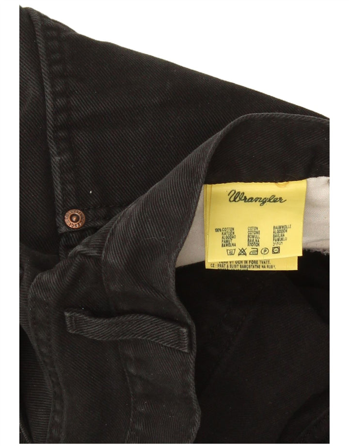 Wrangler Vaqueros rectos Texas para hombre W36 L32 Algodón negro