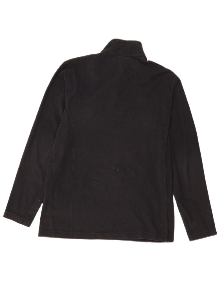 Columbia Jersey de forro polar con cuello y cremallera para hombre XS Poliéster negro