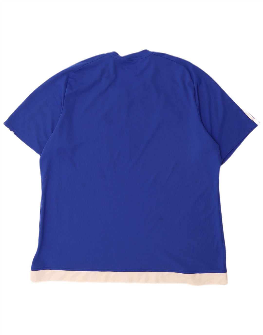 Adidas Mens Climalite Camiseta Top 2XL Azul Colorblock Poliéster