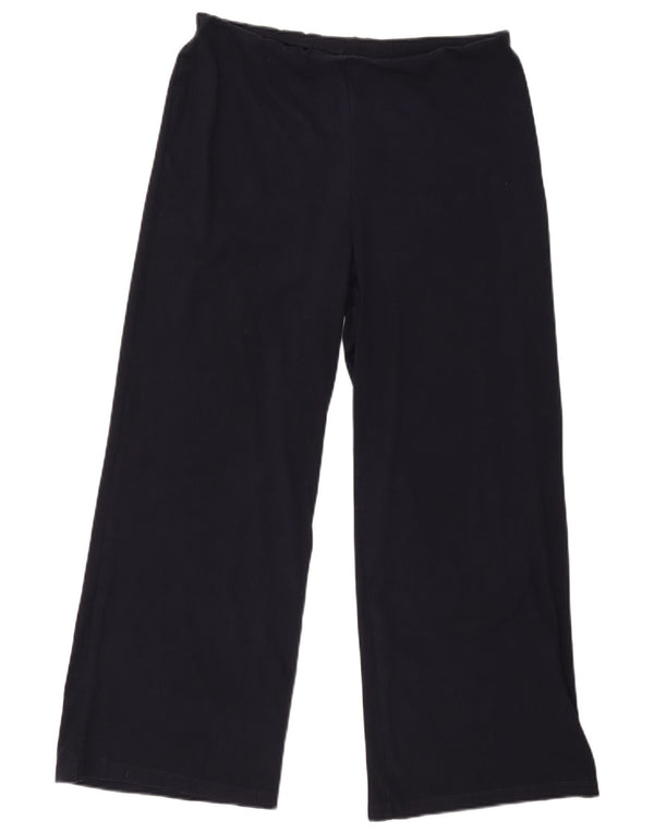 Marks & Spencer Pantalones Casuales para Mujer UK 14 Large W34 L28 Azul Marino