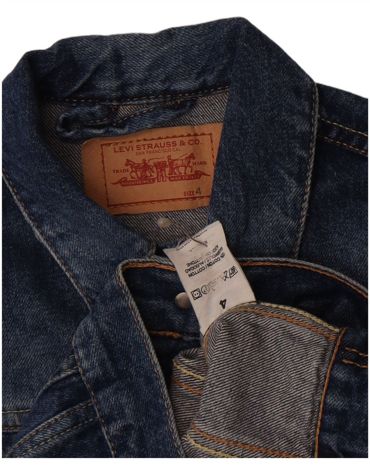Levi's Chaqueta vaquera para niño 3-4 años Algodón azul