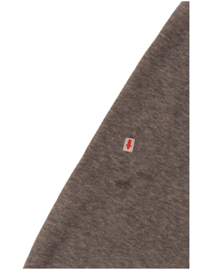 PUMA Jersey con capucha gráfica para hombre de algodón gris medio