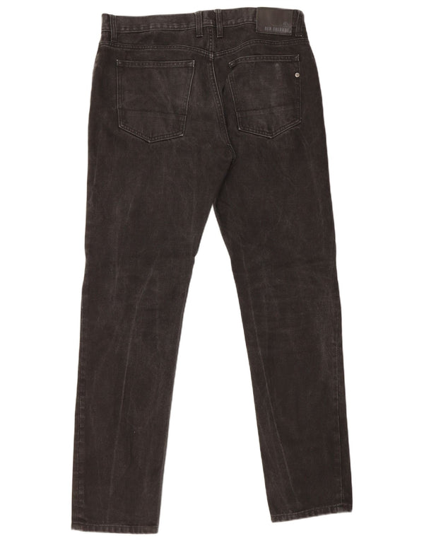 Ben Sherman Vaqueros ajustados para hombre W34 L34 Negro