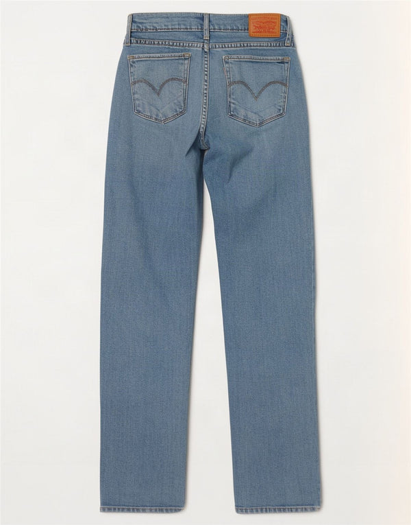 Vaqueros Levi's Mujer 714 Rectos W26 L30 Algodón Azul