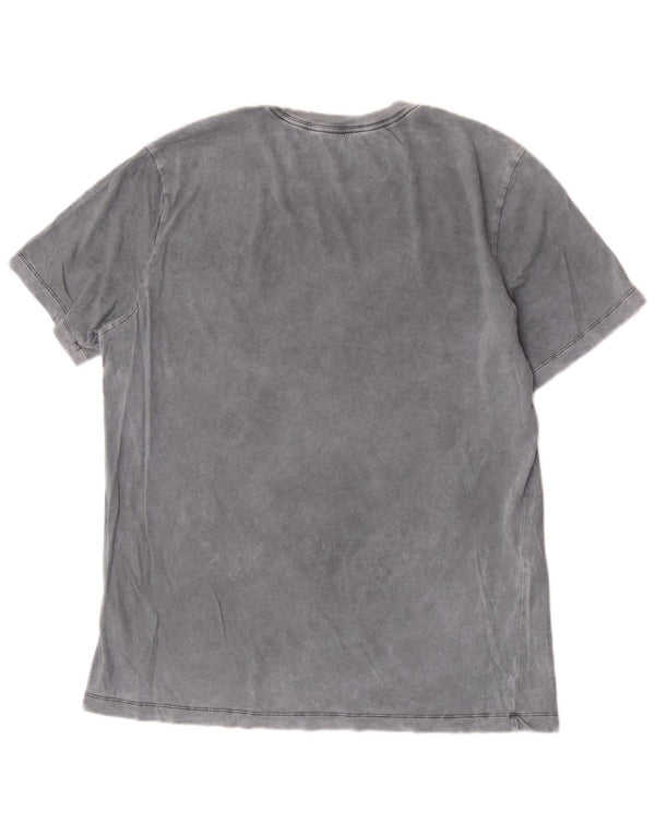 Nike - Camiseta para hombre, talla grande, color gris, algodón teñido anudado