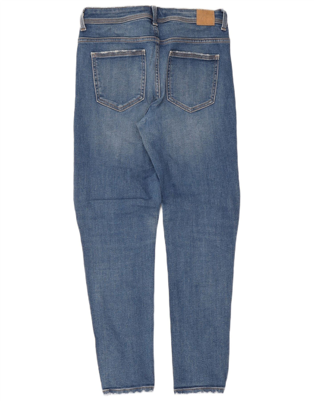Zara Vaqueros Slim para Mujer EU 38 Small W28 L27 Azul