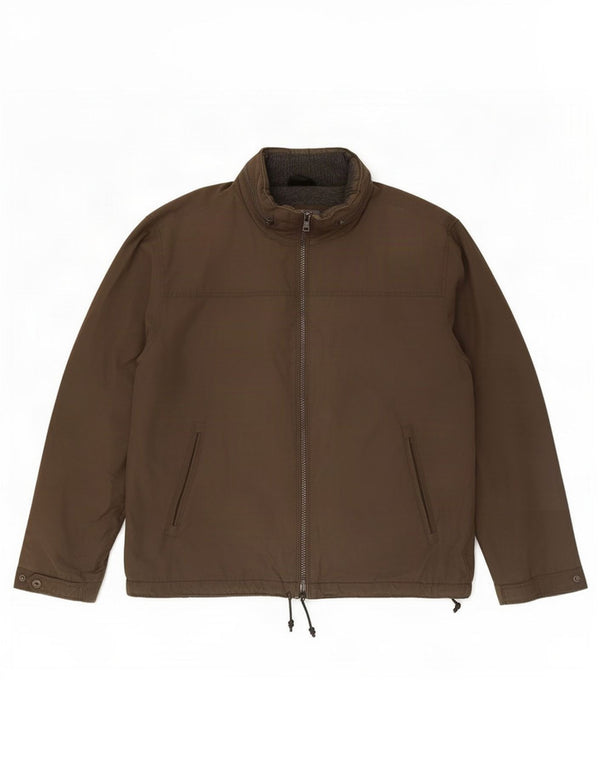 Marks & Spencer Chaqueta cortavientos con capucha estándar para hombre UK 40 Large Khaki
