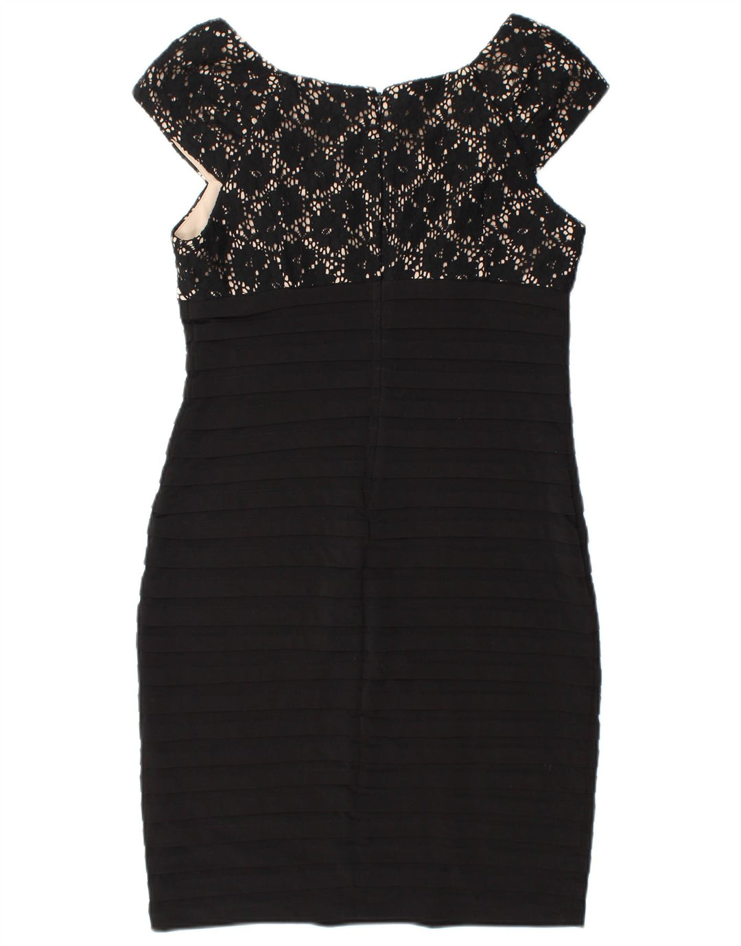 WALLIS Vestido ajustado sin mangas para mujer UK 40 Mediano Poliéster negro