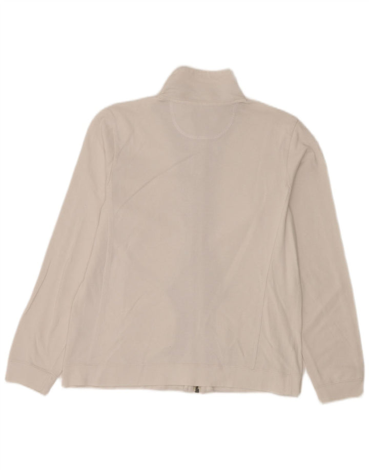 Champion Chaqueta de Chándal para Mujer UK 14 Mediana Algodón Blanco