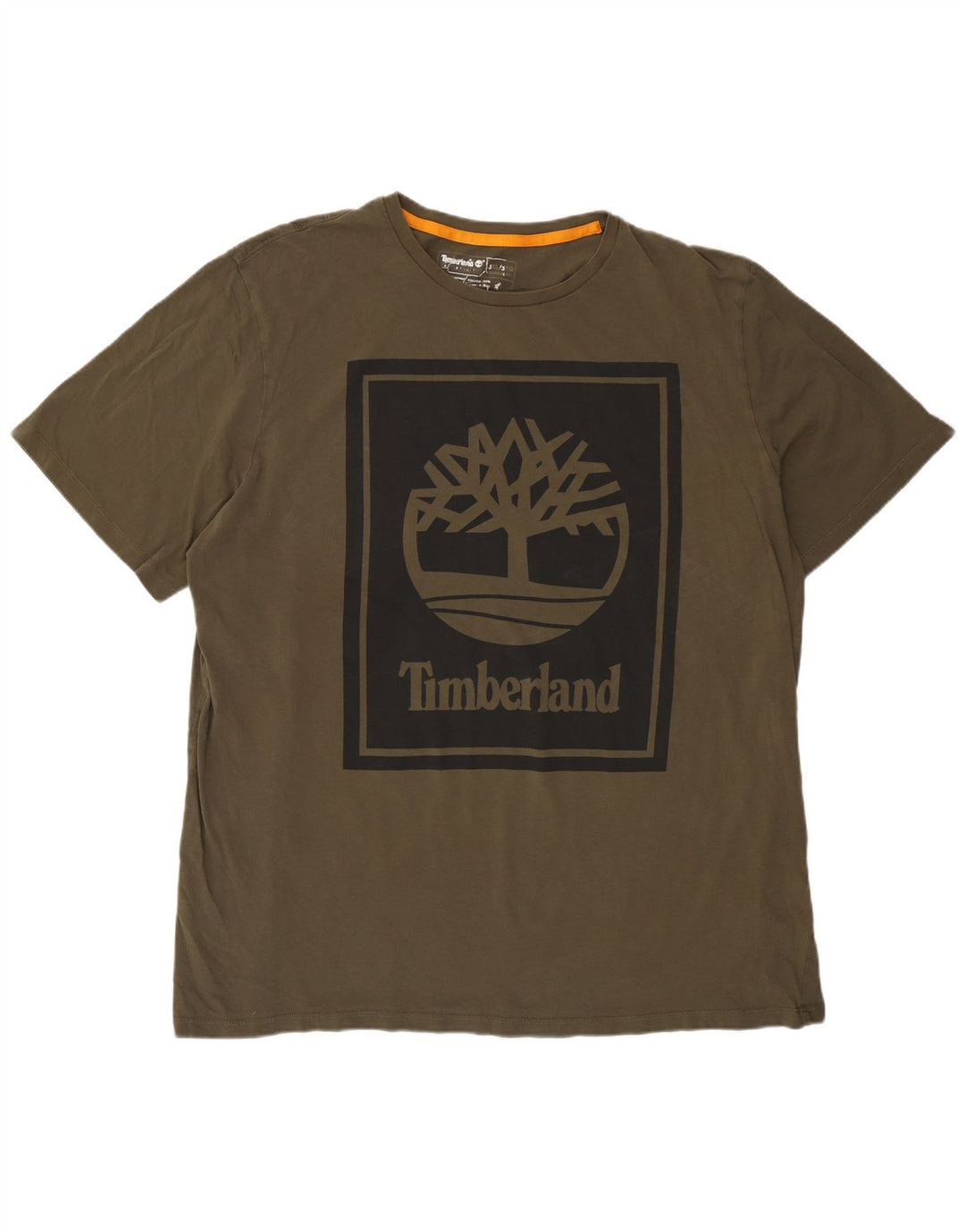 Timberland Camiseta gráfica de corte regular para hombre Top 3XL Caqui