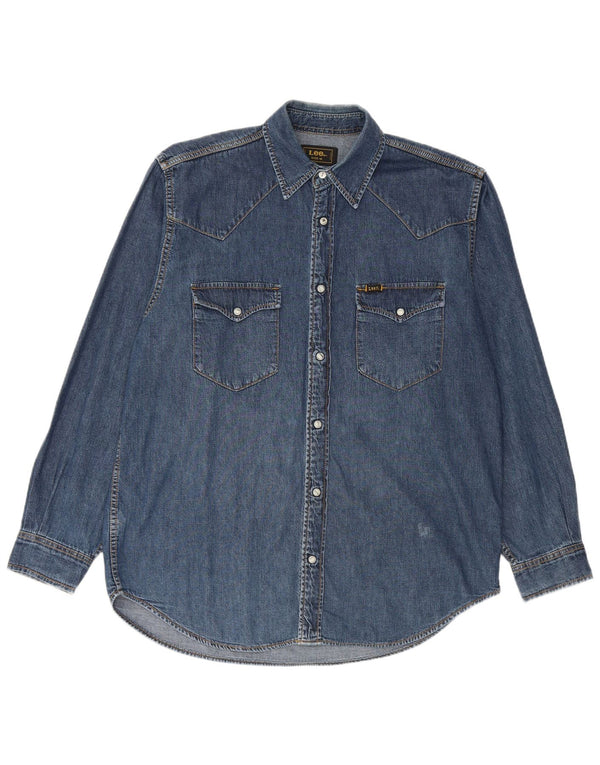 Camisa Vaquera Lee De Algodón Azul Medio |