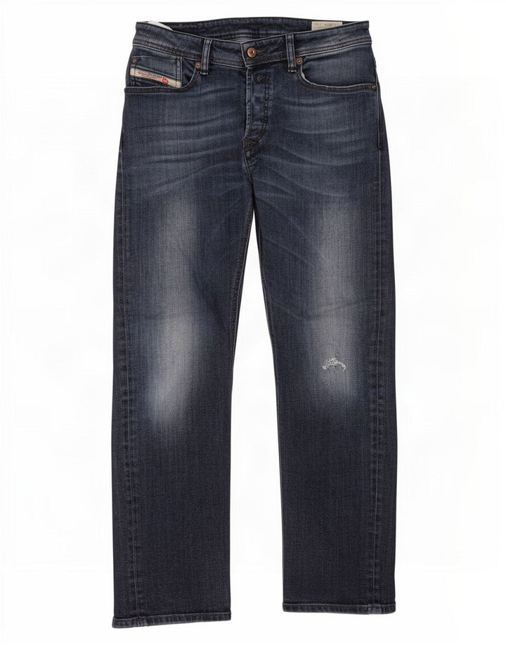 Diesel Mujer Waykee Regular Vaqueros Rectos W28 L30 Algodón Azul