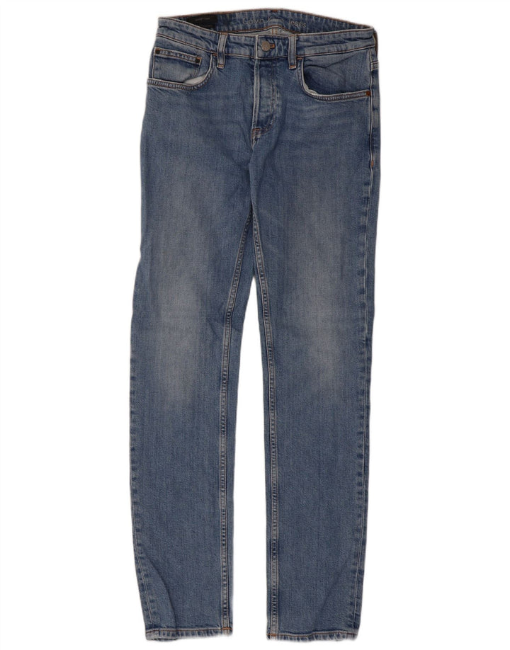 Calvin Klein Jeans ajustados para hombre W30 L32 Algodón azul