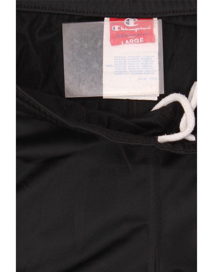 CHAMPION Pantalón de Chándal para Hombre Grande Poliéster Negro
