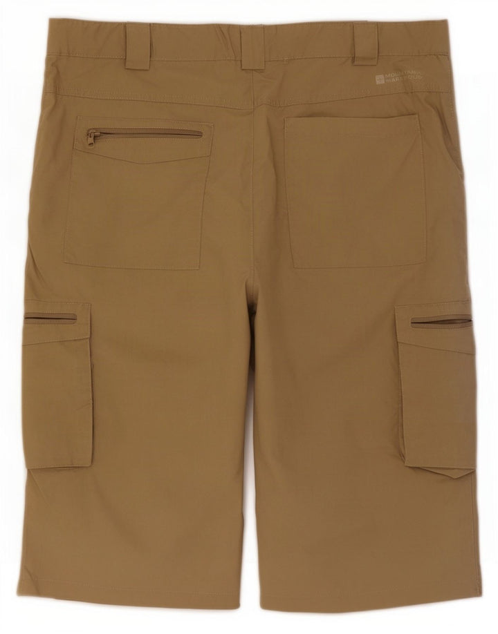 Pantalones cortos tipo cargo para hombre Mountain Warehouse W36 Large Khaki