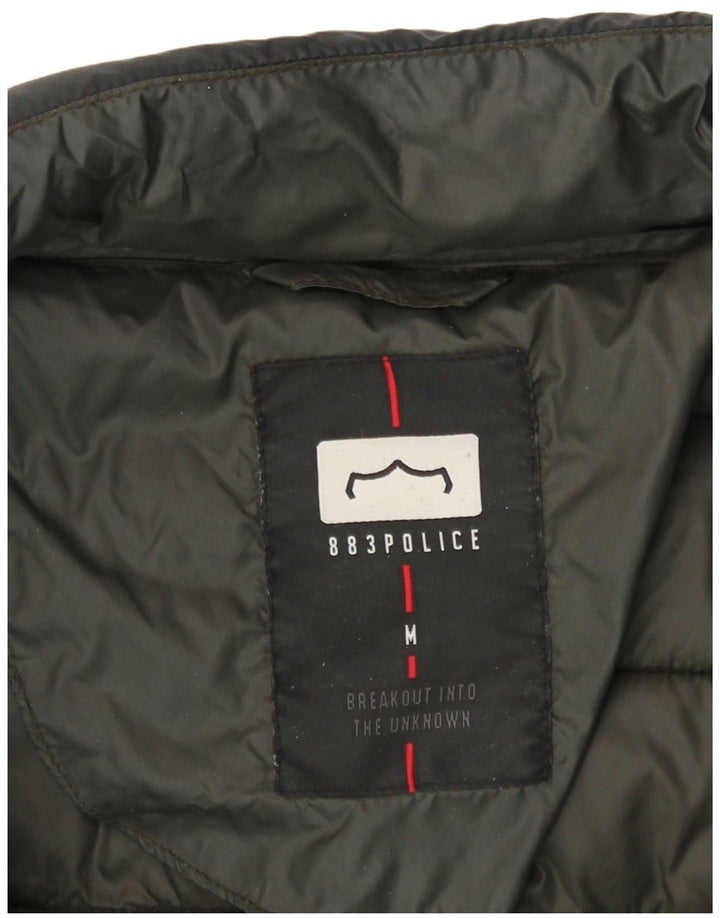 883 Police Chaqueta acolchada para hombre ES 38 Medium Negro Nylon