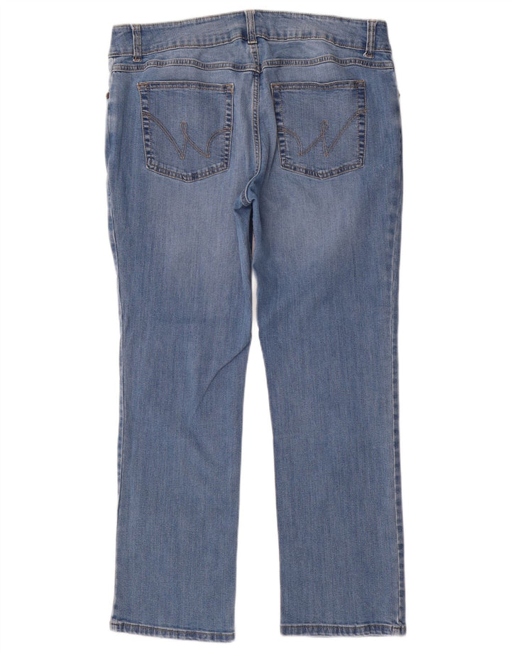 Vaqueros Wrangler Mujer Rectos W32 L30 Algodón Azul