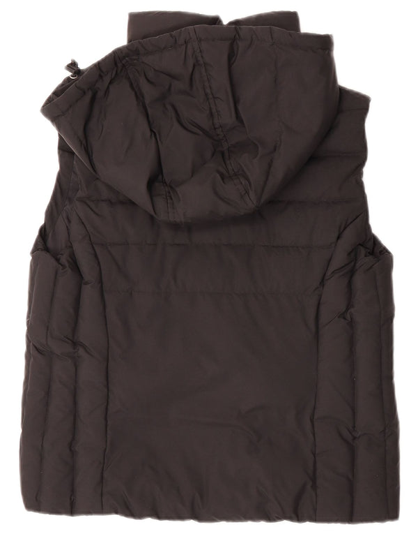 Sergio Tacchini Chaleco acolchado con capucha para mujer IT 44 Medium Black