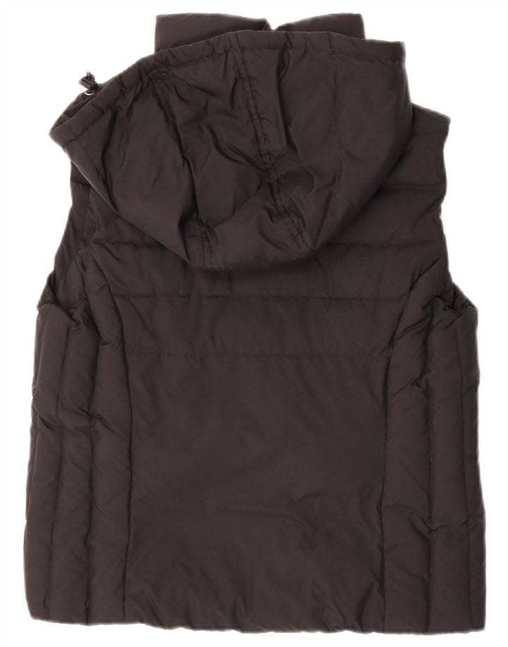 Sergio Tacchini Chaleco acolchado con capucha para mujer IT 44 Medium Black