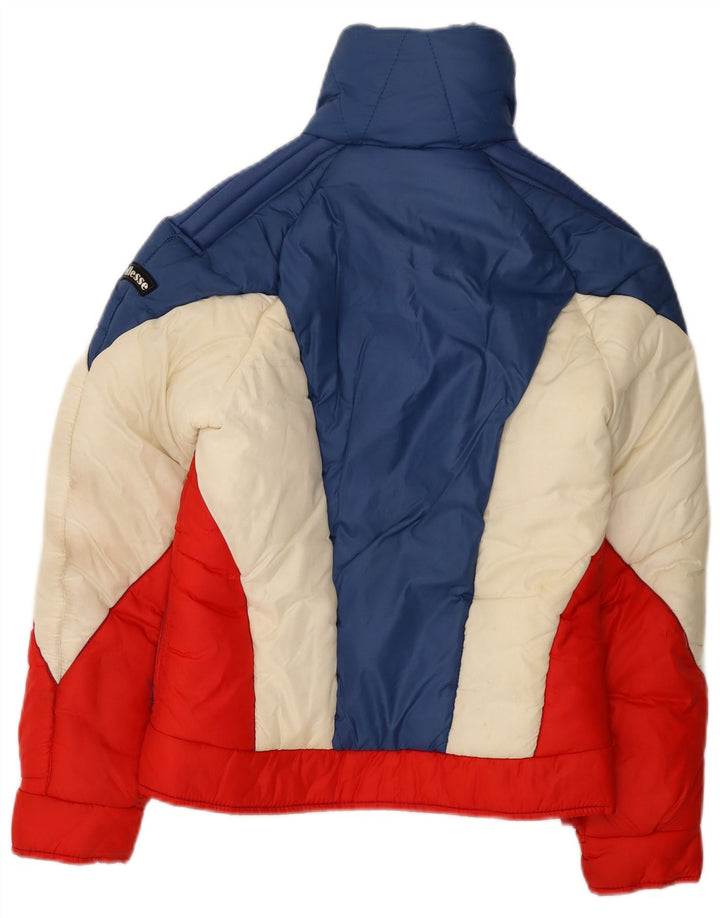 Chaqueta acolchada con capucha para mujer Ellesse IT 42 Medium Multicolor Colourblock
