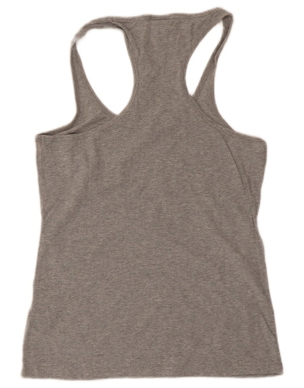 Champion Heritage Fit Chaleco Top para Mujer UK 40 Grande Algodón Gris