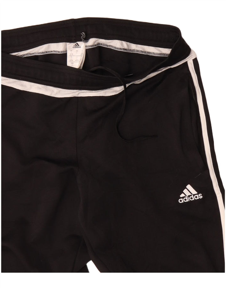 ADIDAS Mujer Climacool Chándal Pantalones UK 16/18 Grande Negro Poliéster