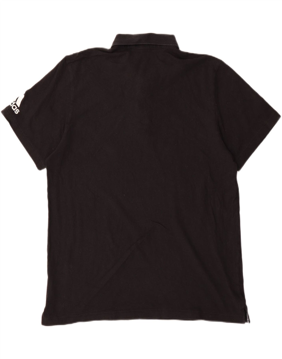 ADIDAS Mens Polo Shirt XL Black Cotton Vintage Adidas and Second-Hand Adidas from Messina Hembry 