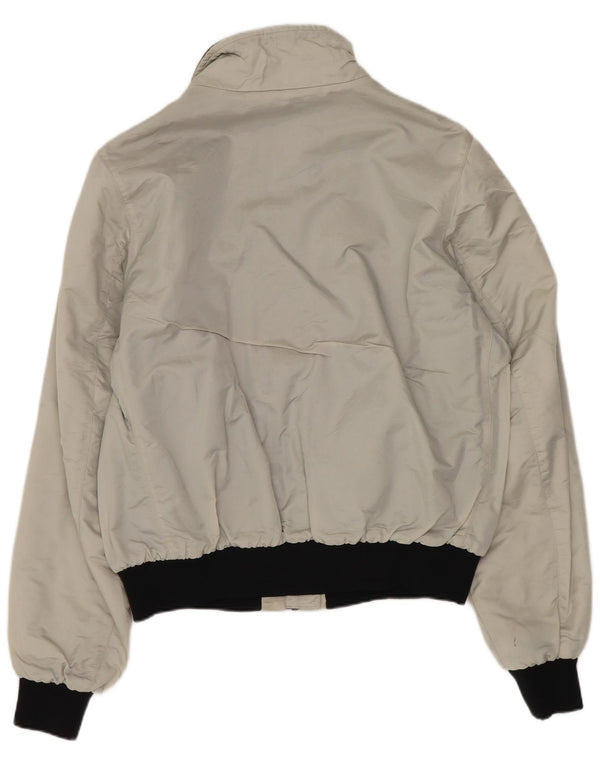 North Sails Mens Bomber Jacket UK 40 Large Grey Colourblock Polyamide